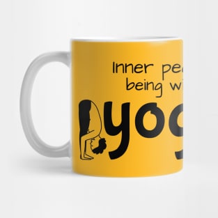 Inner peace being with yoga Mug